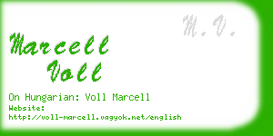 marcell voll business card
